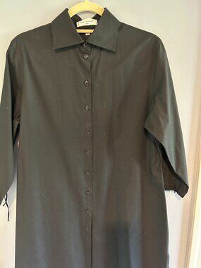 Anne Fontaine Paris Black Dress, Women's 4 (US L), 3/4 sleeve